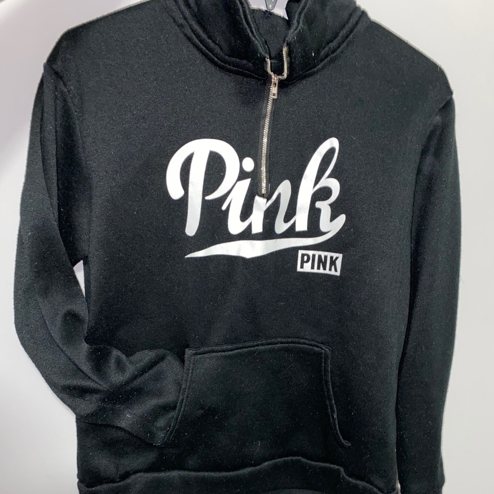 Pink quarter zip